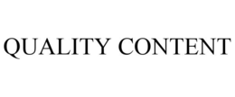 QUALITY CONTENT trademark