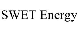 SWET ENERGY trademark