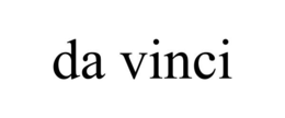 DA VINCI trademark