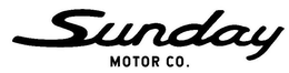 SUNDAY MOTOR CO. trademark