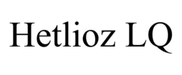 HETLIOZ LQ trademark