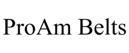 PROAM BELTS trademark