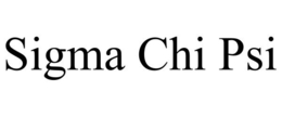 SIGMA CHI PSI trademark