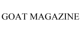 GOAT MAGAZINE trademark