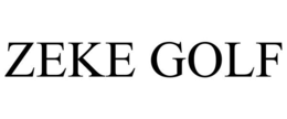 ZEKE GOLF trademark