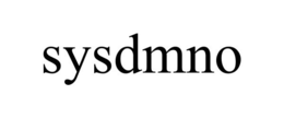 SYSDMNO trademark