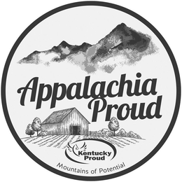 APPALACHIA PROUD KENTUCKY PROUD MOUNTAINS OF POTENTIAL trademark