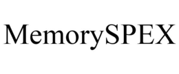 MEMORYSPEX trademark