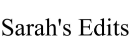 SARAH'S EDITS trademark