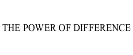 THE POWER OF DIFFERENCE trademark