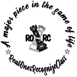 A MAJOR PIECE IN THE GAME OF LIFE RORC REALONESRECOGNIZECLASS trademark