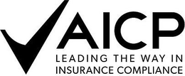 AICP LEADING THE WAY IN INSURANCE COMPLIANCE trademark