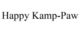 HAPPY KAMP-PAW trademark
