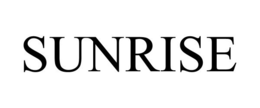 SUNRISE trademark