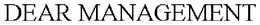 DEAR MANAGEMENT trademark