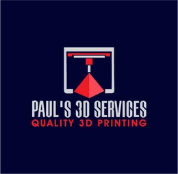 PAUL'S 3D SERVICES QUALITY 3D PRINTING trademark