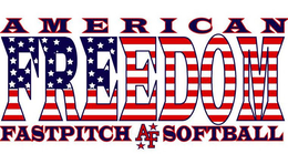 AMERICAN FREEDOM FASTPITCH SOFTBALL AF trademark
