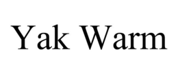 YAK WARM trademark