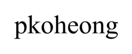 PKOHEONG trademark