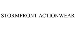 STORMFRONT ACTIONWEAR trademark