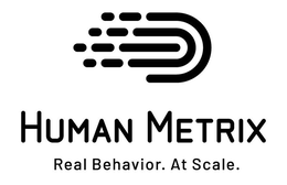 HUMAN METRIX REAL BEHAVIOR. AT SCALE. trademark