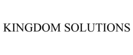 KINGDOM SOLUTIONS trademark