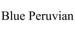 BLUE PERUVIAN trademark