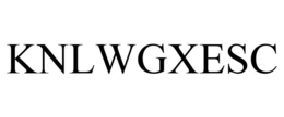 KNLWGXESC trademark