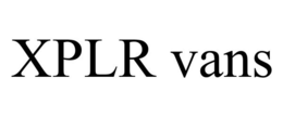 XPLR VANS trademark