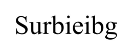 SURBIEIBG trademark
