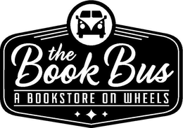 THE BOOK BUS A BOOKSTORE ON WHEELS trademark