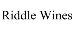 RIDDLE WINES trademark