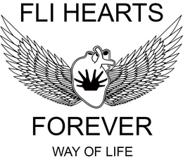 FLI HEARTS FOREVER WAY OF LIFE trademark