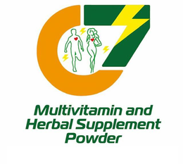 C7 MULTIVITAMIN AND HERBAL SUPPLEMENT POWDER trademark