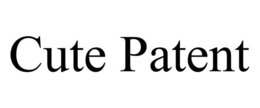 CUTE PATENT trademark