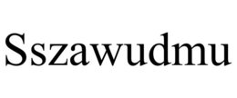 SSZAWUDMU trademark