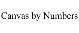 CANVAS BY NUMBERS trademark