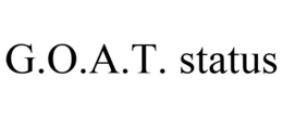 G.O.A.T. STATUS trademark