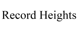RECORD HEIGHTS trademark