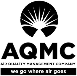AQMC AIR QUALITY MANAGEMENT COMPANY WE GO WHERE AIR GOES trademark