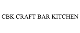 CBK CRAFT BAR KITCHEN trademark