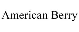 AMERICAN BERRY trademark