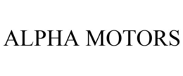 ALPHA MOTORS trademark