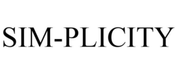 SIM-PLICITY trademark