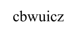 CBWUICZ trademark