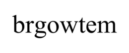 BRGOWTEM trademark