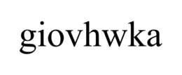 GIOVHWKA trademark