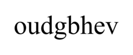 OUDGBHEV trademark