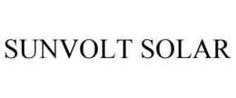 SUNVOLT SOLAR trademark