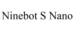 NINEBOT S NANO trademark
